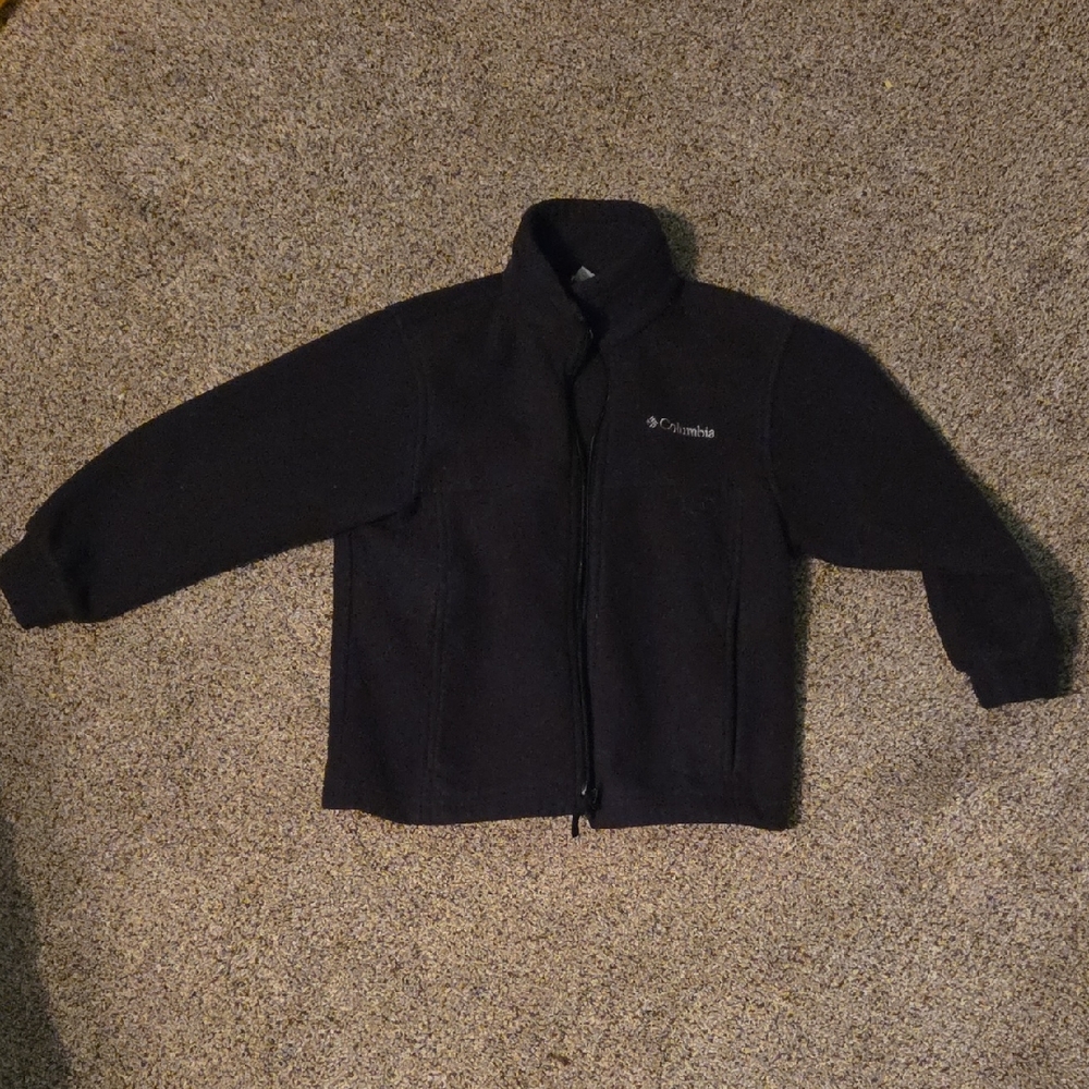 Columbia Dark Fleece Jacket Size 7 girls